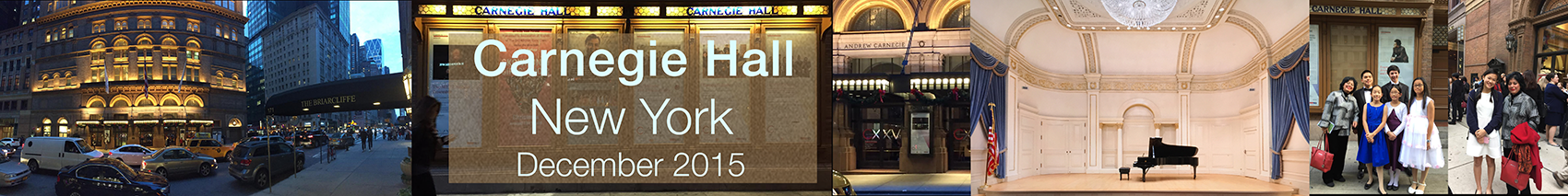 Carnegie Hall New York 2015